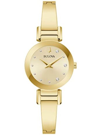 [Bulova] 腕時計 Classic Bulova Marc Anthony レディース モダン 97P164 シャンパン。