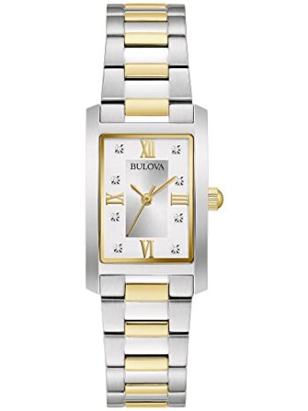 [Bulova] 腕時計 Classic Diamond クラシックダイヤモンド。 98P205 ツートーン。