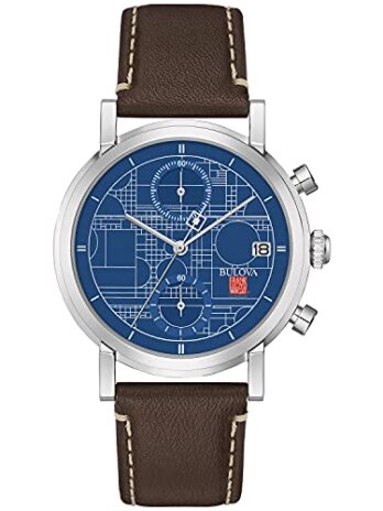 [Bulova] ドレスウォッチ フランク・ロイド・ライト 96B367 メンズ ブラウン