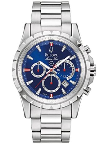 [Bulova] 腕時計 Marine Star 96B174 シルバー