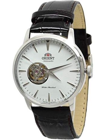 Orient オープンハート 自動巻きホワイトダイヤル メンズウォッチ FAG02005W0