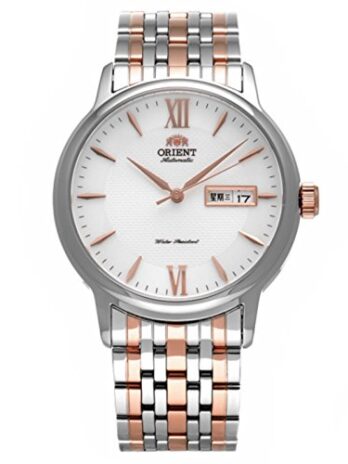 ORIENT 自動ホワイトダイヤル メンズ腕時計 SAA05001WB, ブレスレット