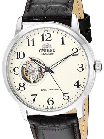 [オリエント] Orient 腕時計 Men’s Esteem II Leather Band Open Heart Skeleton Automatic Watch 日本製自動巻 RA-AG0010S10A メンズ 【並行輸入品】