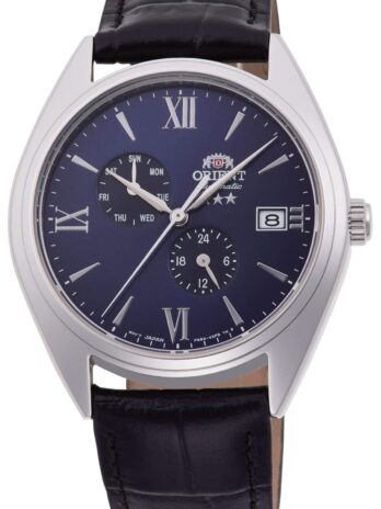 [オリエント] ORIENT 3スターウォッチ 自動巻き ステンレス レザー ドレスウォッチ メタリックシルバー RA-AK0507L10B