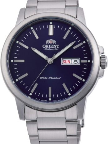 Orient 自動巻きブルーダイヤル メンズ腕時計 RA-AA0C02L19B, モダン