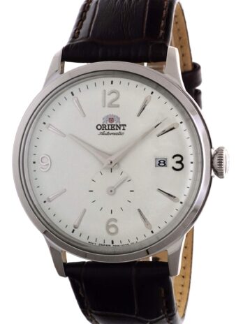 Orient 機械式クラシック自動ホワイトダイヤル腕時計 RA-AP0002S, シルバートーン, 機械式。