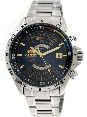 Orientブルー自動Maxカレンダー時計2eu03002d