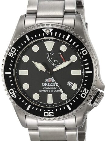 Orient メンズ Neptune 日本製自動ダイビングウォッチ ステンレススチールストラップ シルバー 22 (モデル:RA-EL0001B)