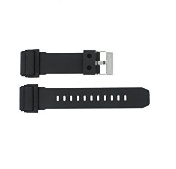 カシオ ゴム製腕時計ベルト プケット 26mm GD-400-1W (時計は含まれません。オリジナルの時計バンドのみ)。