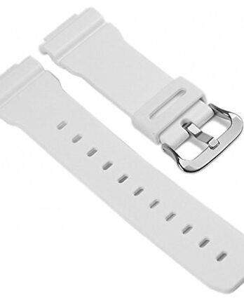 Casio 時計ベルト ウォッチバンド 樹脂 白 GW-6900A DW-6900 G-5600 DW-5600用