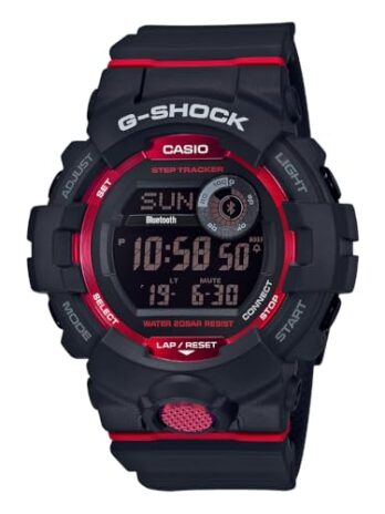 G-Shock GBD-800-1BCR, ブラック/レッド (BLKRED/1), One Size,