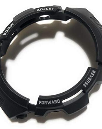 Casio 10272876 Genuine Factory Casio交換用ブラックラバーベゼルFits aw-590 aw-591 awg-100 awg-101 awg-m100 awr-m100