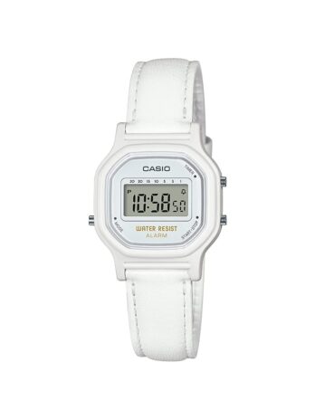 Casio LA-11WL-7ACF Classic 樹脂素材製クオーツカジュアルウォッチ ホワイト レディース
