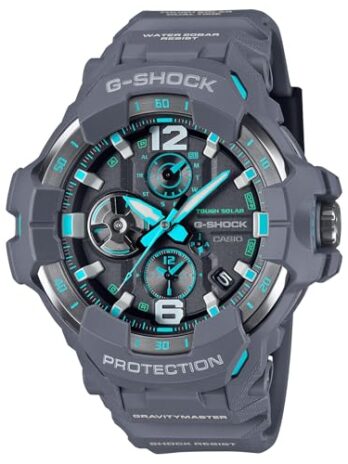 G-Shock Casio Master of G Air Gravitymaster ソーラー接続グレー樹脂ストラップウォッチ – GRB300-8A2, グレー, モダン