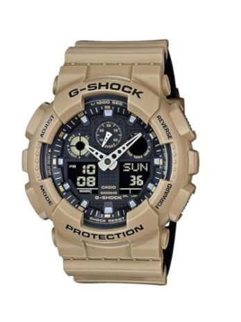 G-Shock GA-100 Militaryシリーズ腕時計 タン ワンサイズ