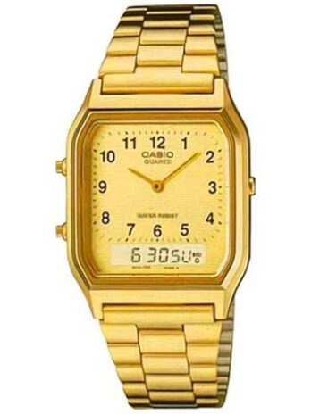 Casio 男性 E-Data-Bank アナログ – デジタル カジュアル 石英 ウォッチ 海外出荷 AQ-230GA-9B
