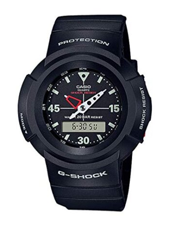CASIO カシオ gshock ジーショック AW500 初代アナログ 復刻版 AW-500E-1E アナログ デジタル メンズ 男性用 ブラック 同型: AW-500E-1EJF [並行輸入品]