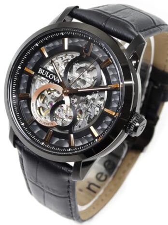 [ブローバ]BULOVA 腕時計 メンズ 自動巻き メカニカル スケルトン クラシック Classic 98A283