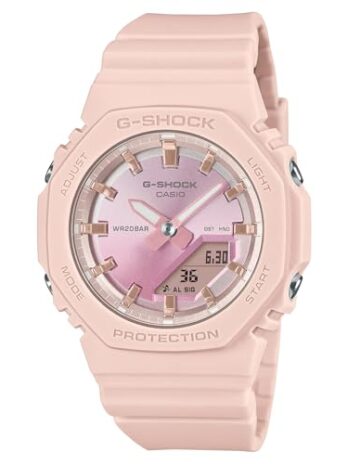 カシオ G-Shock GMA-P2100SG-4A ピンク サンセット グロー デジタル アナログ 腕時計, ピンク, モダン