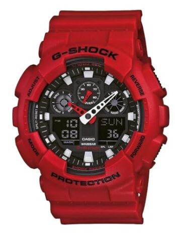 [カシオ]CASIO G-SHOCK アナデジ メンズ GA-100B-4