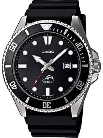[カシオ] CASIO 腕時計 ダイバーウォッチ MDV-106シリーズ メンズ 海外モデル (ブラック×シルバー MDV-106-1AV) [並行輸入品]