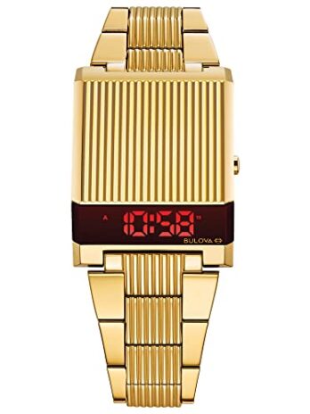 CIGAR KING メンズ ブローバ コンピューターロン 97C110 腕時計 デジタル、クォーツムーブメント