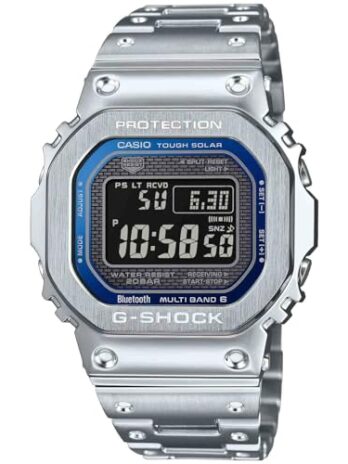 G-Shock Casio フルメタル 鮮やかなブルー メンズウォッチ GMWB5000D-2、ブルー、スポーツ, ブルー, スポーツ。