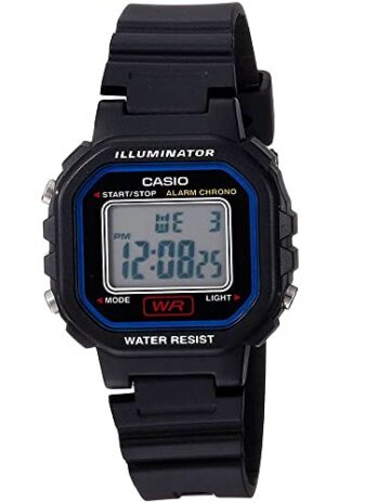 Casio（カシオ）レディース クラッシック クオーツ 樹脂素材カジュアルウォッチ ブラック-(モデル：LA-20WH-1CCF)