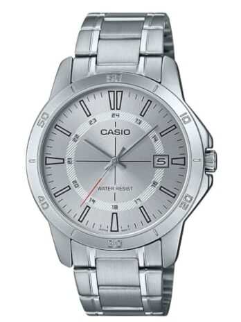 [CASIO] ドレスウォッチ MTP-V004D-7CUDF メンズ シルバー