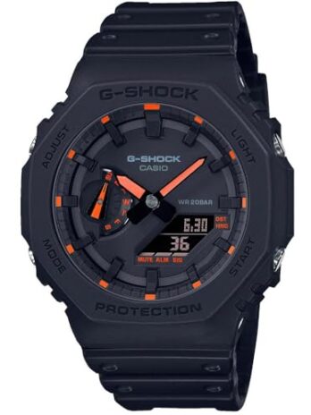 Casio GA-2100-1A4ER ブラック樹脂デジタルクォーツユニウォッチ, ブラック, one size fits all, GA-2100-1A4ER