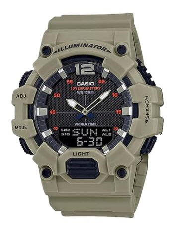 Casio Men’s Analog-Digital World Time Watch