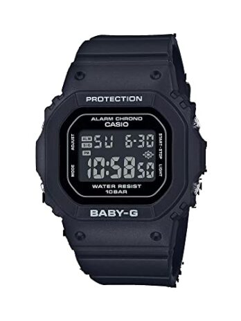 カシオ BGD565-1 レディース クラシック ブラック アラーム クロノグラフ ベビー G ショックウォッチ ブラック, ブラック