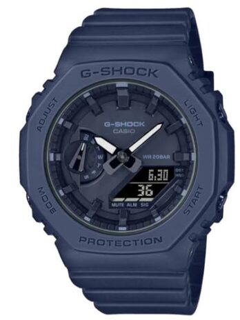 Casio レディース G-Shock クォーツウォッチ, ブルー, one size fits all, ストラップ。