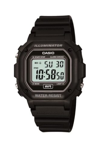 Casio F108WH 30m Water Resistance Digital Watch with Black Resin Strap F108WH-1A