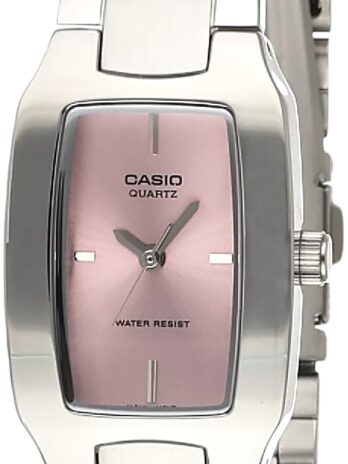 Casio 3-Hand Casual Ladies Analog Watch Silver/Pink