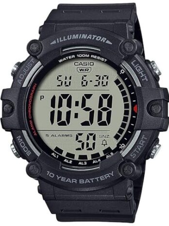 Casio Men’s Quartz Resin Strap, Black, 27.63 Casual Watch (Model: AE-1500WH-1AVCF)