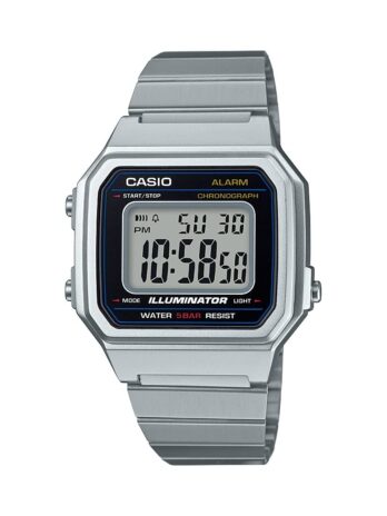 カシオ メンズ クラシック クォーツ 腕時計 ステンレススチールストラップ シルバー 22.7 (モデル:B650WD-1ACF)