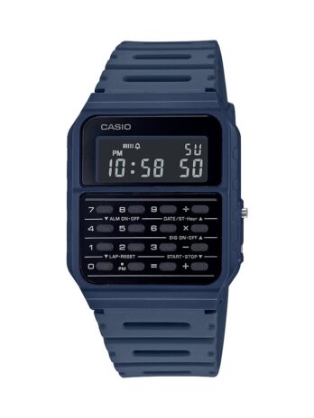 カシオ データバンク クォーツウォッチ 樹脂ストラップ付き ブルー 24.1 (モデル:CA-53WF-2BCF)
