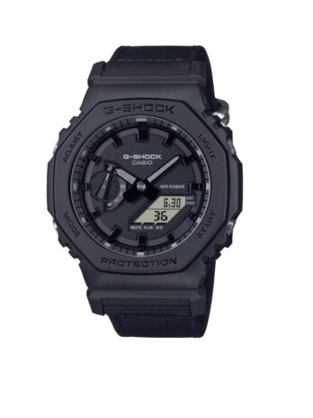 G-Shock Casio GA2100BCE-1A Street-Smart Utilitarian Edition コーデュラナイロンバンド, モダン