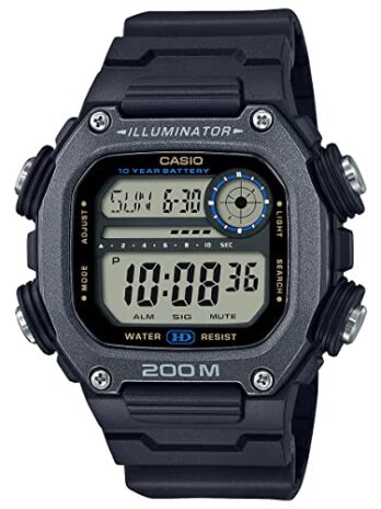 [カシオ] CASIO スタンダード デジタル 腕時計 DW-291HX-1AV ロングストラップ メンズ ブラック 海外モデル [並行輸入品]