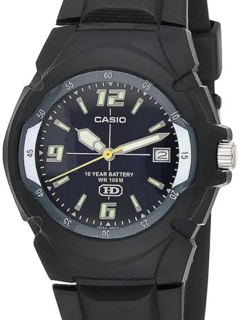 Casio Mens Black Classic Analog Watch