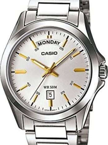Casio Classic Silver Watch MTP1370D-7A2 [カシオクラシックシルバー腕時計MTP1370D-7A2]