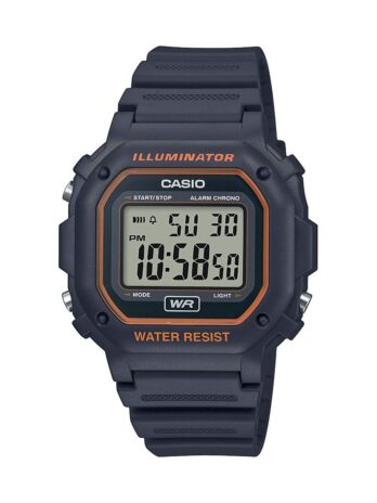 Casio Men’s F108WH Illuminator Collection Black Digital Watch