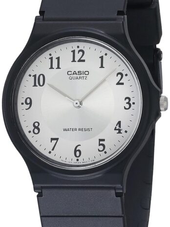 Casio 3-Hand Analog Water Resistant Watch (Black)