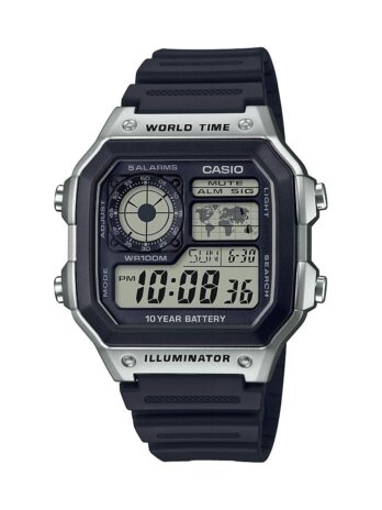 [CASIO] 腕時計 10-Year Battery 10年バッテリー。 AE-1200WH-1CVCF メンズ