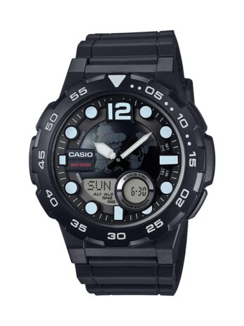 Casio Men’s Black Ana-Digi Dive Style Watch