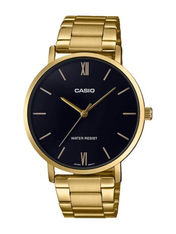 MTP-VT01G-1B Casio Standard ブラック 男性 アナログ ビジネス クォーツ 海外出荷 Casio