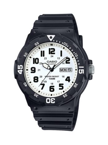 Casio Men’s Dive Style Watch, Black/White