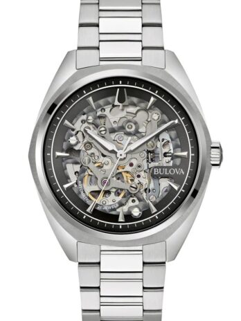 Bulova 自動巻き腕時計 96A293 シルバー ブレスレット, シルバー, ブレスレット