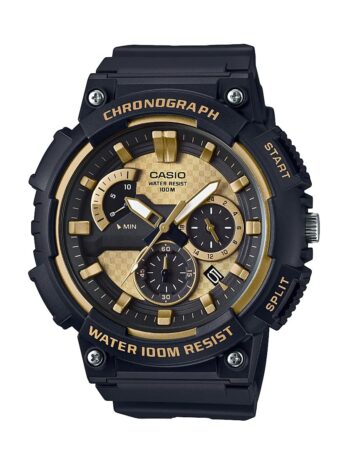 Casio Men’s ‘Retrograde’ Quartz Resin Casual Watch, Color:Black (Model: MCW-200H-9AVCF)